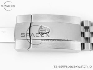 ROLEX DATEJUST 36 SS 126200 VSF 1:1 BEST EDITION 904L STEEL GRAY DIAL GREEN ROMAN ON JUBILEE BRACELET VS3235 - Image 29