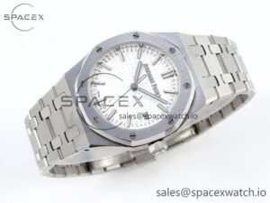 AUDEMARS PIGUET ROYAL OAK 34MM SS BF BEST EDITION WHITE DIAL ON SS BRACELET A5800 - Image 6
