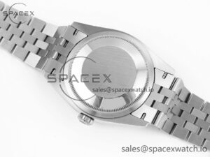 ROLEX DATEJUST 36 SS 126200 VSF 1:1 BEST EDITION 904L STEEL GRAY DIAL GREEN ROMAN ON JUBILEE BRACELET VS3235 - Image 16