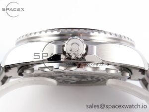Omega Seamaster 6000M Ultra Deep SS VSF 1:1 Best Edition Brown Dial Orange Bezel on SS Bracelet A8912 Super Clone - Image 13