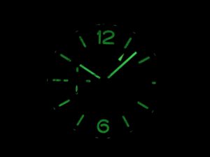 Panerai PAM1096 W LUMINOR GMT 42MM TITANIUM VSF 1:1 BEST EDITION BLACK DIAL ON BLACK LEATHER STRAP P.9011 SUPER CLONE - Image 32