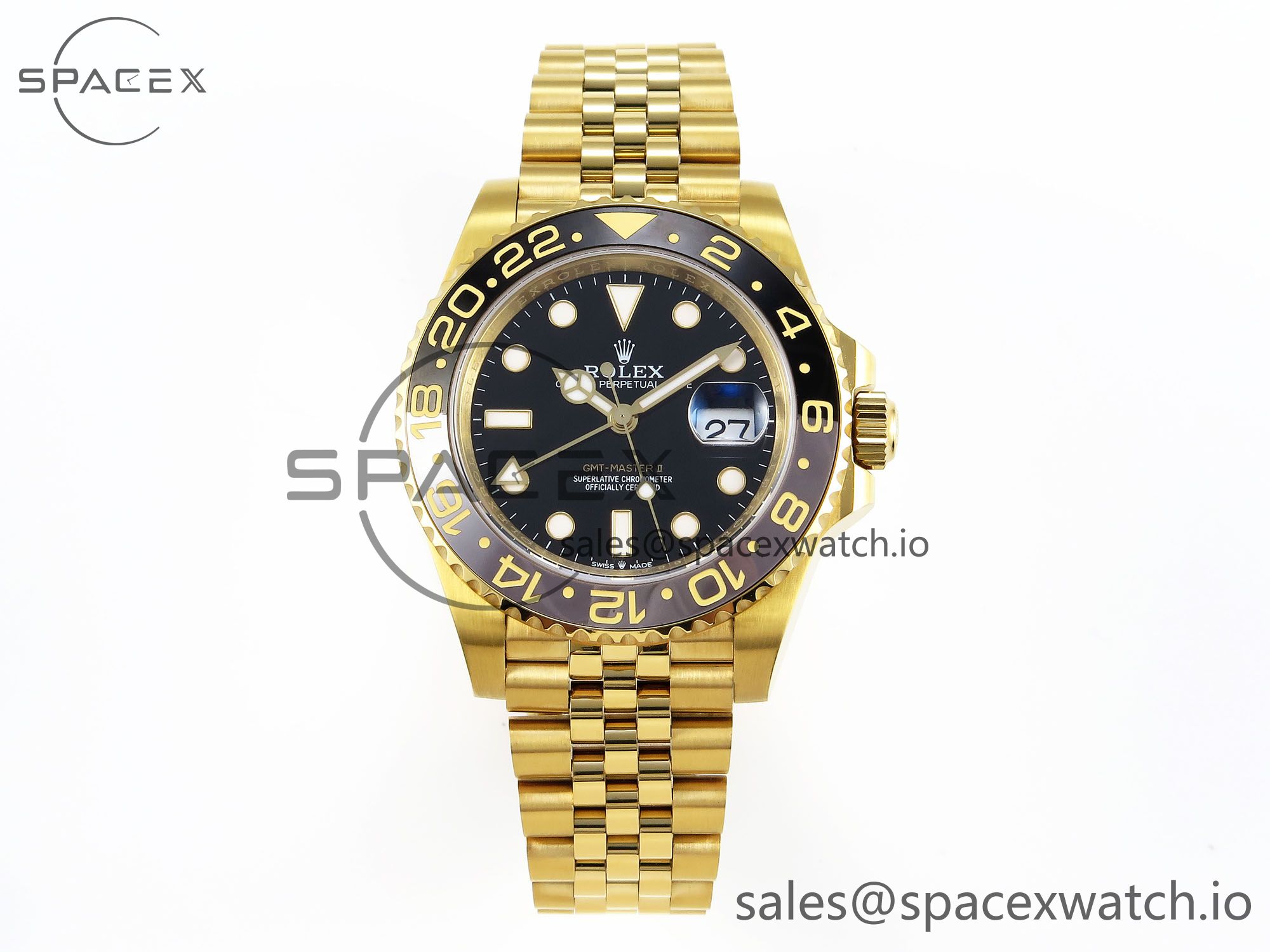 IMG_0001 Rolex GMT Master II 126718 APF 1:1 Best Edition Black Dial on Jubilee Bracelet VR3285 CHS - Image 1