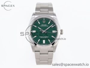 Rolex Oyster Perpetual 126000 36mm VSF 1:1 Best Edition 904L Steel Green Dial VS3235