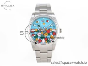Rolex Oyster Perpetual 124300 41mm EWF 1:1 Best Edition 904L Steel Celebration Dial A3230