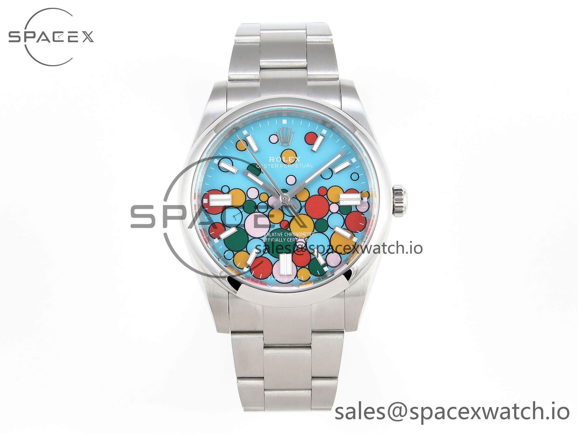 IMG_0001 Rolex Oyster Perpetual 124300 41mm EWF 1:1 Best Edition 904L Steel Celebration Dial A3230 - Image 1