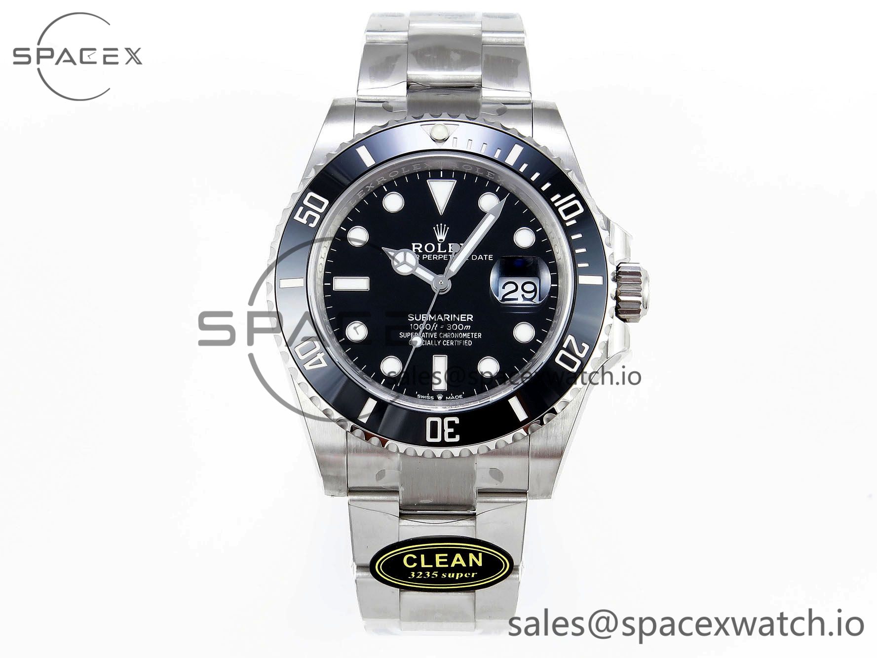 IMG_0001 Rolex Submariner 41mm 126610 LN Black Ceramic 904L Steel Clean 1:1 Best Edition VR3235 - Image 1