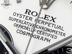 Rolex Daytona 116509 Clean 1:1 Best Edition White Dial Arabic Markers on SS Bracelet SA4130 V2 - Image 9