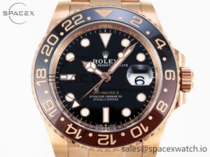 Rolex GMT-Master II 126711 CHNR Black/Brown Ceramic Clean Factory Best Edition on RG Bracelet DD3285 CHS - Image 2