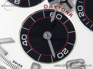 Rolex Daytona 116509 Clean 1:1 Best Edition White Dial Arabic Markers on SS Bracelet SA4130 V2 - Image 11