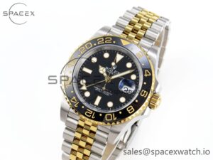 Rolex GMT Master II 126713 904L SS APF 1:1 Best Edition Black Dial on Jubilee Bracelet VR3285 CHS - Image 4