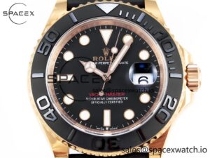 Rolex Yacht-Master 126655 C+SF Best Edition Black Ceramic Bezel on Oysterflex Strap VR3235 - Image 2