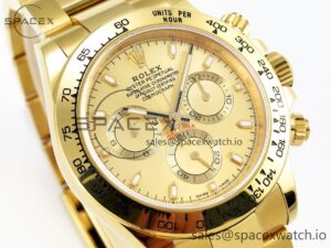Rolex Daytona 116508 KING 1:1 Best Edition YG Dial on YG Bracelet SA4130 - Image 3