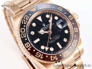 Rolex GMT-Master II 126711 CHNR Black/Brown Ceramic Clean Factory Best Edition on RG Bracelet DD3285 CHS - Image 3