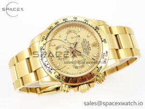Rolex Daytona 116508 KING 1:1 Best Edition YG Dial on YG Bracelet SA4130 - Image 6