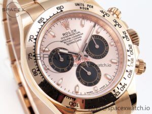 Rolex Daytona 116505 KING 1:1 Best Edition Sundust/Black Dial on RG Bracelet SA4130 - Image 3