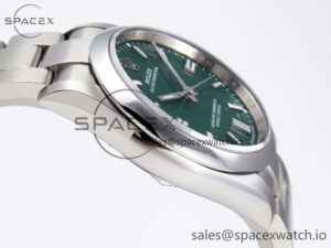Rolex Oyster Perpetual 126000 36mm VSF 1:1 Best Edition 904L Steel Green Dial VS3235 - Image 8