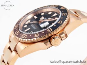 Rolex GMT-Master II 126711 CHNR Black/Brown Ceramic Clean Factory Best Edition on RG Bracelet DD3285 CHS - Image 7