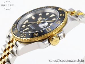 Rolex GMT Master II 126713 904L SS APF 1:1 Best Edition Black Dial on Jubilee Bracelet VR3285 CHS - Image 7