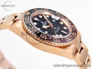Rolex GMT-Master II 126711 CHNR Black/Brown Ceramic Clean Factory Best Edition on RG Bracelet DD3285 CHS - Image 8