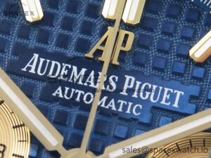 Audermars Piguet Royal Oak Chrono 26331 YG IPF 1:1 Best Edition Blue/YG Dial on YG Bracelet A7750 - Image 9