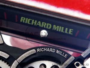 Richard Mille RM035 RED CARBON SONIC BEST EDITION SKELETON DIAL ON RED RUBBER STRAP CLONE RMUL2 - Image 9