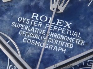 Rolex Daytona 116509 Clean 1:1 Best Edition 904L Stainless Steel Case Blue Chalcedony Dial Oysterflex Stainless Steel Strap A4130 - Image 9