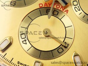 Rolex Daytona 116508 KING 1:1 Best Edition YG Dial on YG Bracelet SA4130 - Image 11