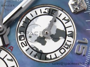 Rolex Daytona 116509 SS OMF Best Edition Blue MOP Dial on SS Bracelet A7750 (Slim Movement) - Image 10