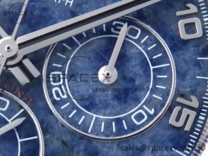 Rolex Daytona 116509 Clean 1:1 Best Edition 904L Stainless Steel Case Blue Chalcedony Dial Oysterflex Stainless Steel Strap A4130 - Image 10