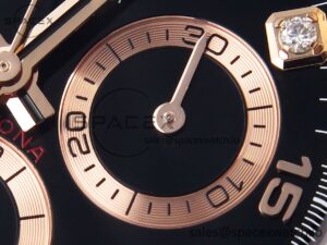 Rolex Daytona 116505 Clean 1:1 Best Edition Black Diamonds Dial on RG Bracelet SA4130 V2 - Image 10