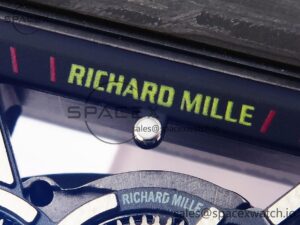 Richard Mille RM035 Black Carbon t+ Best Edition Skeleton Dial on Red Rubber Strap Clone RMUL2 - Image 9