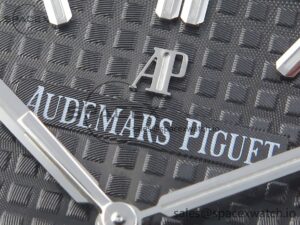 Audermars Piguet Royal Oak 41mm Frosted SS APSF 1:1 Best Edition Gray Textured Dial on SS Bracelet SA3120 Super Clone - Image 9