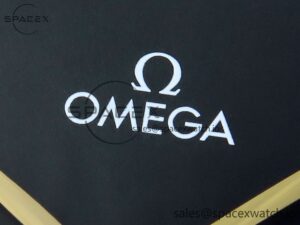 Omega De Ville Power Reserve YG MKF 1:1 Best Edition Black Dial on Black Leather Strap A8810 - Image 9