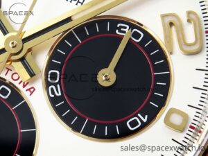 Rolex Daytona 116503 Clean 1:1 Best Edition White Dial Arabic Markers on SS/YG Bracelet SA4130 V2 - Image 10