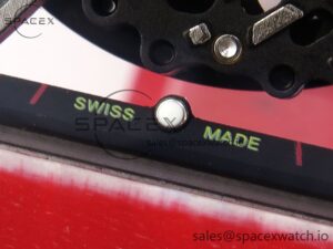 Richard Mille RM035 RED CARBON SONIC BEST EDITION SKELETON DIAL ON RED RUBBER STRAP CLONE RMUL2 - Image 11