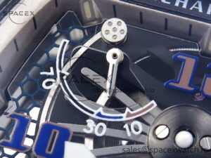 Richard Mille RM21-01 SS Tourbillon RMF Best Edition Skeleton Dial on White Rubber Strap - Image 11