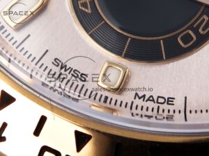 Rolex Daytona 116505 Clean 1:1 Best Edition Silver Dial RG Markers on RG Bracelet SA4130 V2 - Image 12