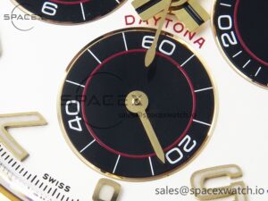 Rolex Daytona 116503 Clean 1:1 Best Edition White Dial Arabic Markers on SS/YG Bracelet SA4130 V2 - Image 11