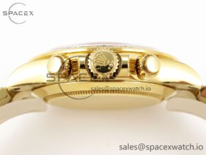 Rolex Daytona 116508 KING 1:1 Best Edition Green Dial on YG Bracelet SA4130 - Image 15