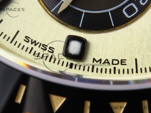 Rolex Daytona 116518 APSF 1:1 Best Edition YG/Black Dial on Oysterflex Rubber Strap SH4130 - Image 12