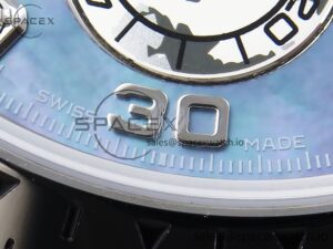Rolex Daytona 116509 SS OMF Best Edition Blue MOP Dial on SS Bracelet A7750 (Slim Movement) - Image 12