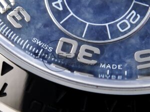 Rolex Daytona 116509 Clean 1:1 Best Edition 904L Stainless Steel Case Blue Chalcedony Dial Oysterflex Stainless Steel Strap A4130 - Image 12