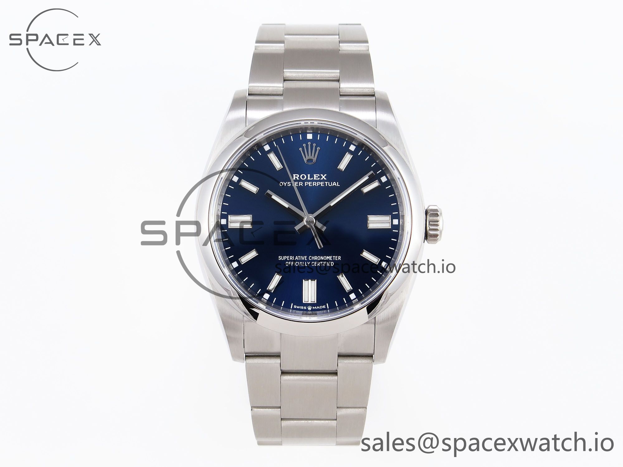IMG_0013 Rolex Oyster Perpetual 126000 36mm VSF 1:1 Best Edition 904L Steel Blue Dial VS3235 - Image 1