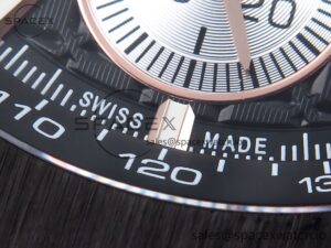 Audermars Piguet Royal Oak Offshore 44mm RG Black Ceramic Bezel APF 1:1 Best Edition Black/Silver Dial on Black Rubber Strap A4401 - Image 12