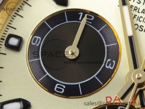 Rolex Daytona 116518 APSF 1:1 Best Edition YG/Black Dial on Oysterflex Rubber Strap SH4130 - Image 13