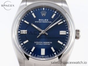 Rolex Oyster Perpetual 126000 36mm VSF 1:1 Best Edition 904L Steel Blue Dial VS3235 - Image 2