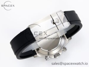 Rolex Daytona 116519 SS OMF Best Edition Gray Dial on Oysterflex Strap A7750 (Slim Movement) - Image 16
