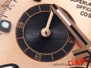 Rolex Daytona 116505 RG OMF Best Edition RG/Black Dial on RG Bracelet A7750 (Slim Movement) - Image 13