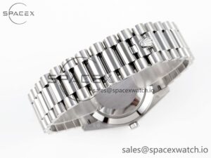 Rolex Day Date 40 BPF Best Edition Meteorite Diamonds Dial on SS Bracelet A2836 - Image 15