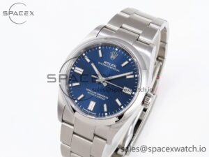 Rolex Oyster Perpetual 126000 36mm VSF 1:1 Best Edition 904L Steel Blue Dial VS3235 - Image 4